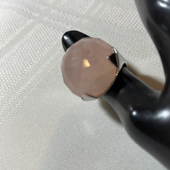 Faceted Rose Quartz Ring - Picture 5 of 10